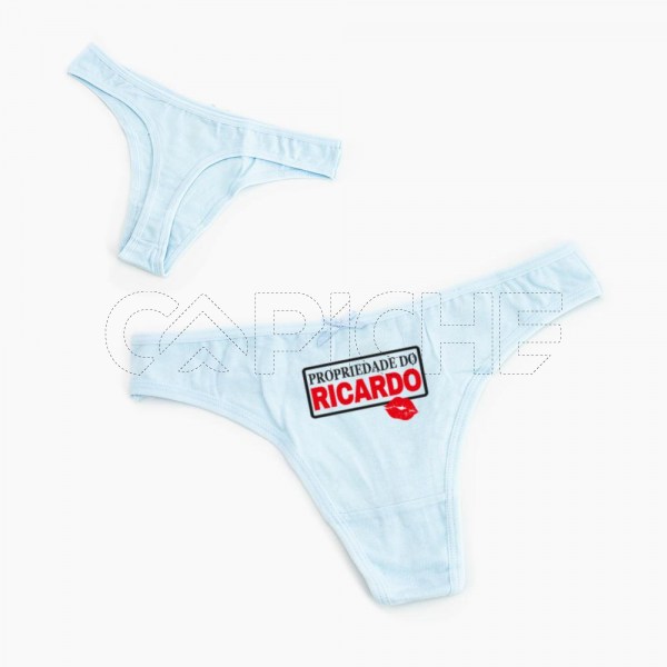 Cueca Tanga Mulher Propriedade