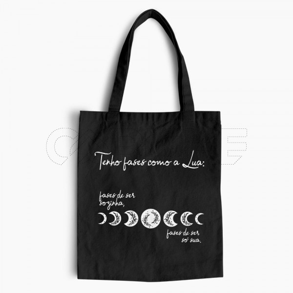Saco Tote Bag Fases de Lua