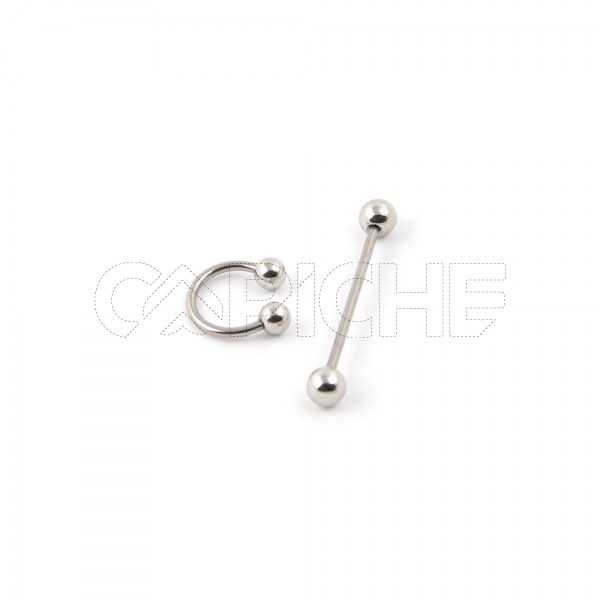 Barra ou Circular Barbell piercing