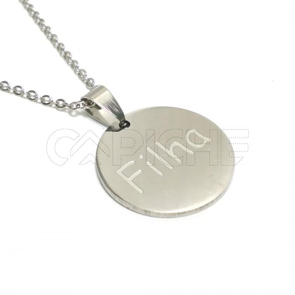 Colar em aço filha