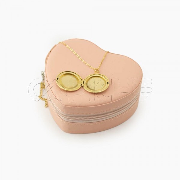 Colar porta foto Dourado
