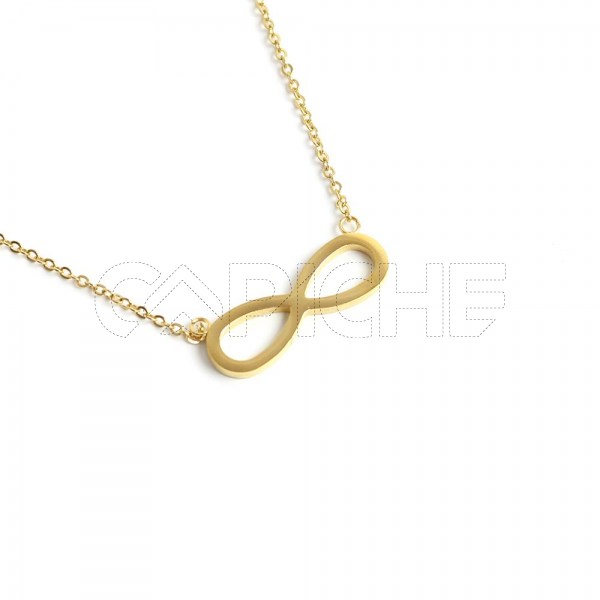 Colar em aço infinito