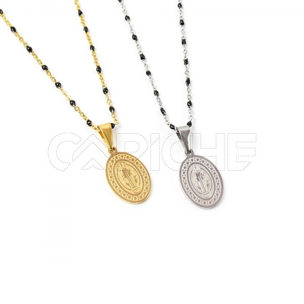 Colar em aço Cristo