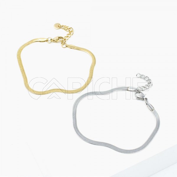 Pulseira em aço Serpent