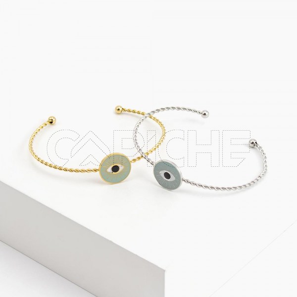 Pulseira em aço Olho Turco