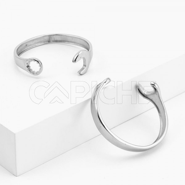 Pulseira em aço Fendy