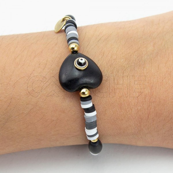 Pulseira Elástica Coração