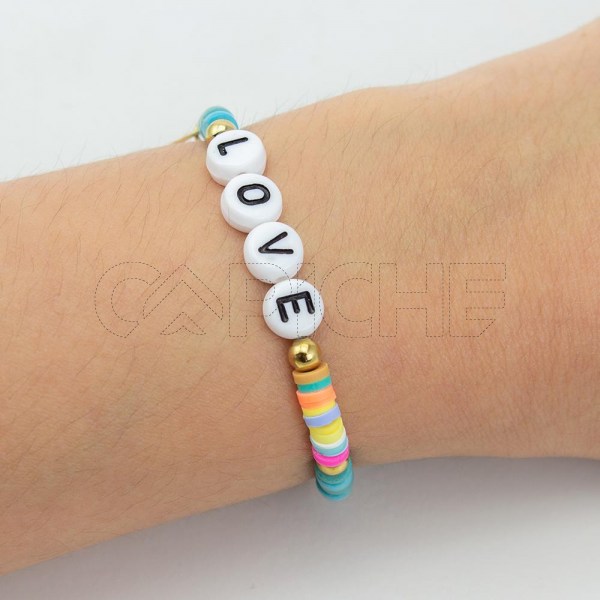 Pulseira Elástica Love Turques