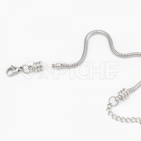 Pulseira em aço Rosca