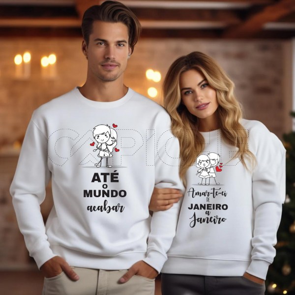 Sweater Casal Amar-te-ei
