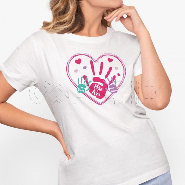 T-Shirt Mãe Mãos