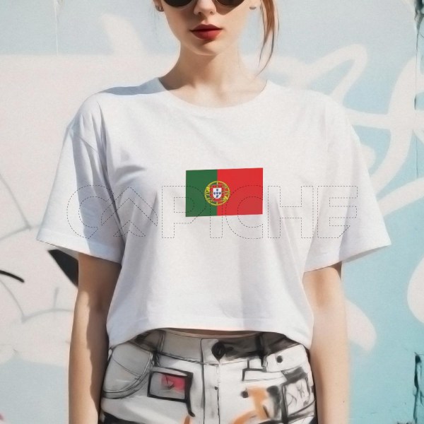 T-Shirt Bandeira Portugal