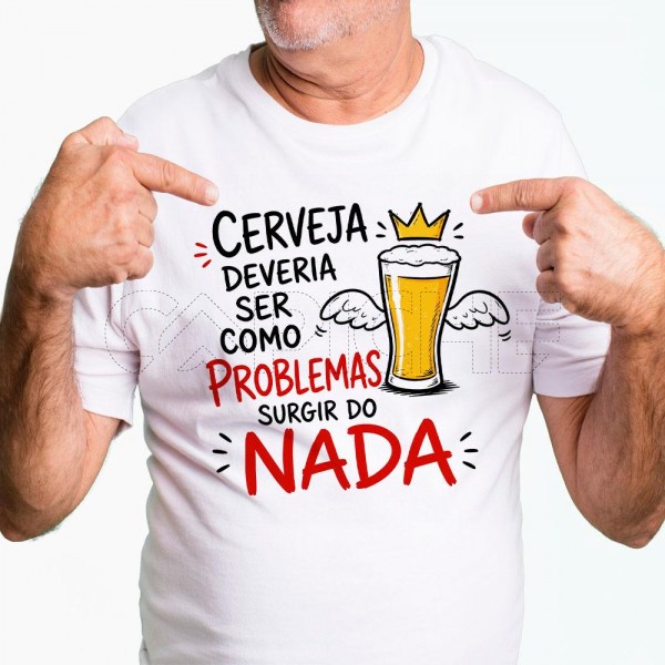 T-Shirt Cerveja Problemas