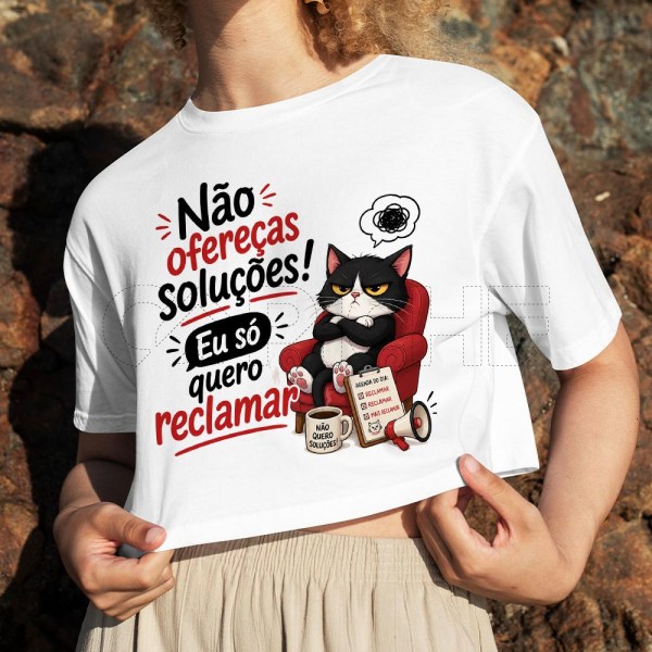 T-Shirt Não Ofereças Soluções