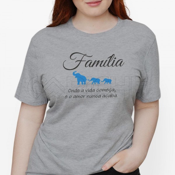 Tshirt Senhora Família