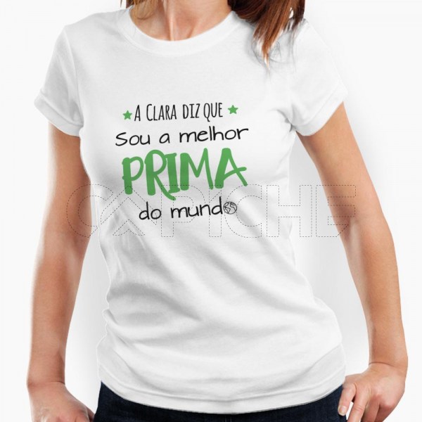 Tshirt Senhora Melhor Prima