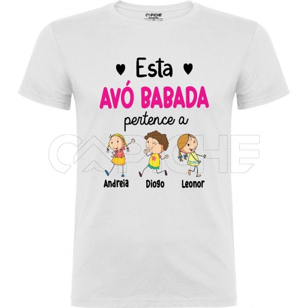 Tshirt Senhora Avó Babada
