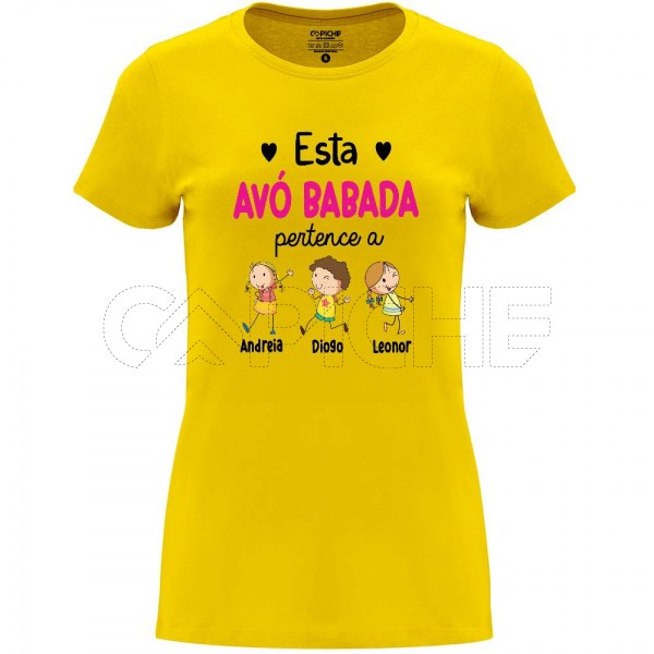 Tshirt Senhora Avó Babada