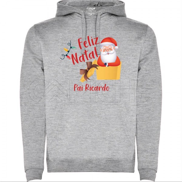 Sweater sem Capuz Feliz Natal