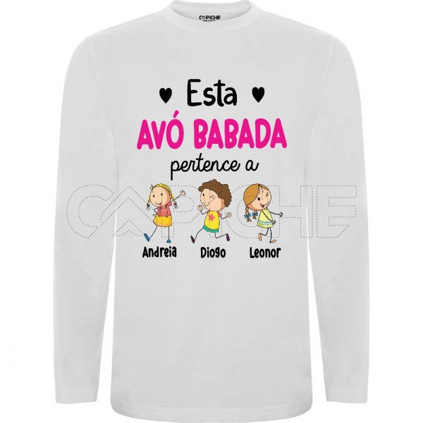 Tshirt Senhora Avó Babada
