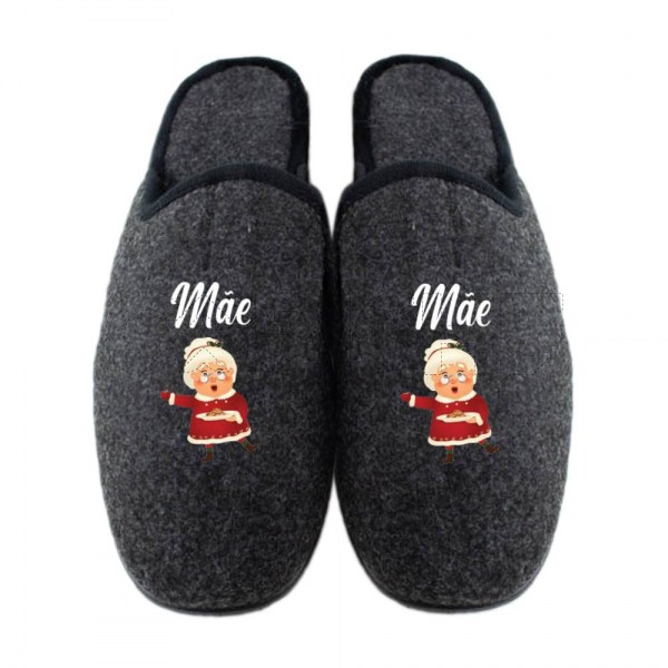 Chinelo Personalizado Pelucia Natalina