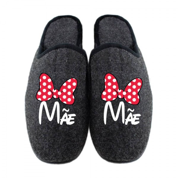 Chinelo Personalizado Pelucia Minnie 