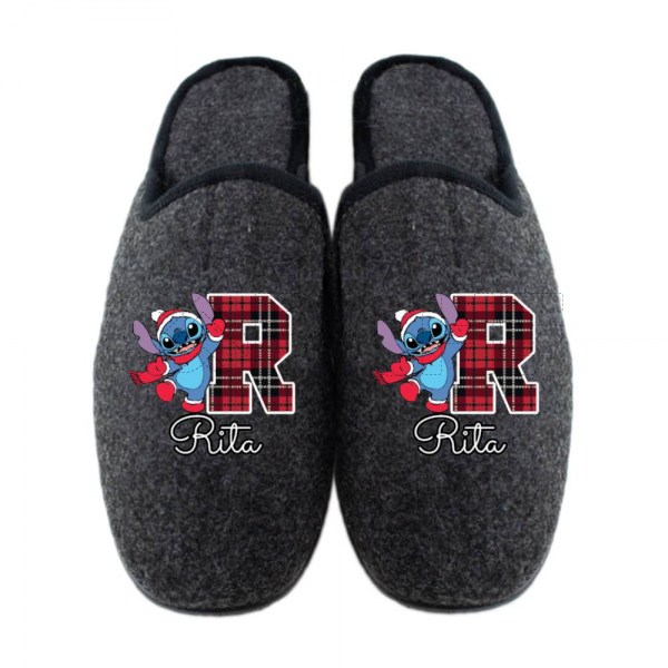Chinelo Personalizado Stitch Natal