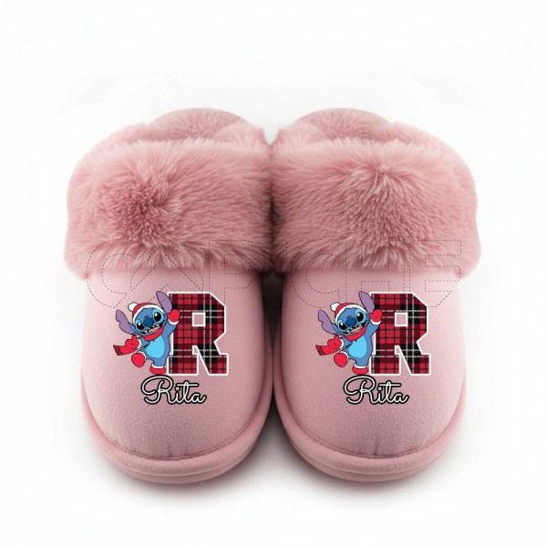 Chinelo Personalizado Stitch Natal