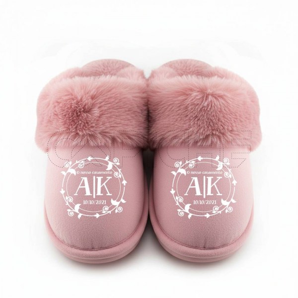 Chinelo Personalizado Casamento