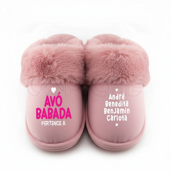Chinelo Personalizado Avó Babada