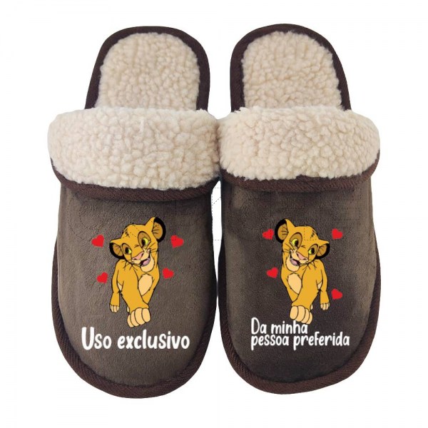 Chinelo Personalizado Rei Leao