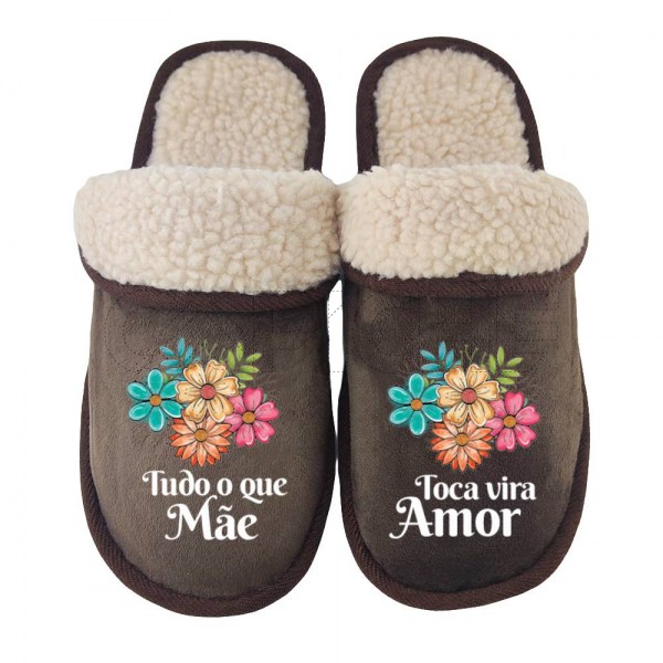 Chinelo Personalizado Mãe Amor