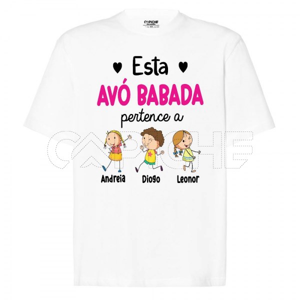 Tshirt Senhora Avó Babada