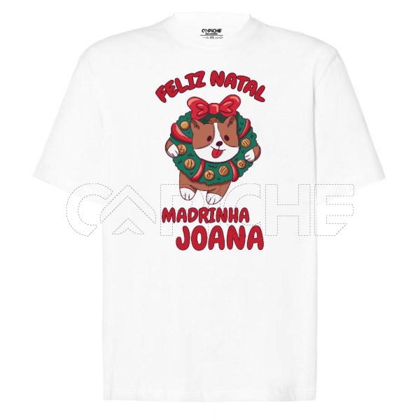 Sweater sem Capuz Feliz Natal Corgi