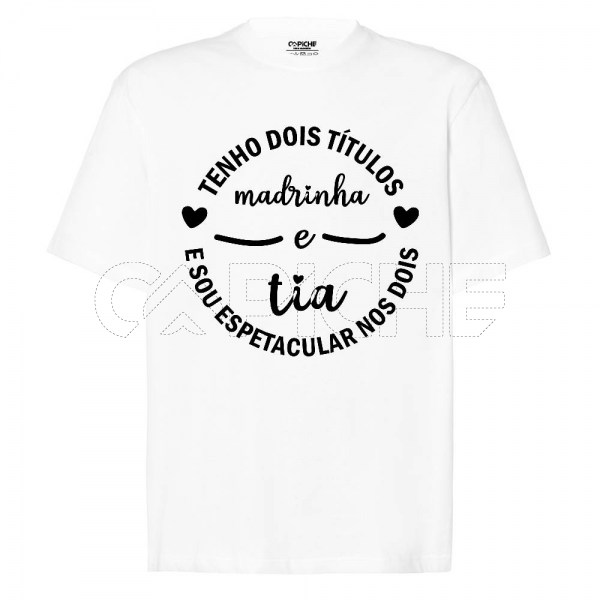 T-Shirt Madrinha e Tia