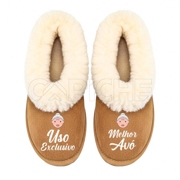 Chinelo Personalizado Pelucia exclusivo