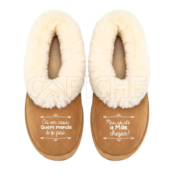 Chinelo Personalizado  " Quem manda é o Pai ..."
