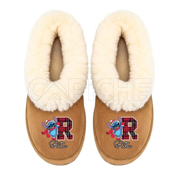 Chinelo Personalizado Stitch Natal