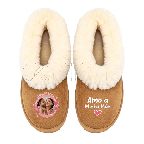 Chinelo Personalizado Mãe Foto