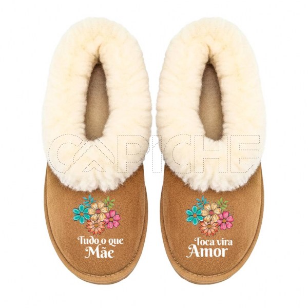 Chinelo Personalizado Mãe Amor