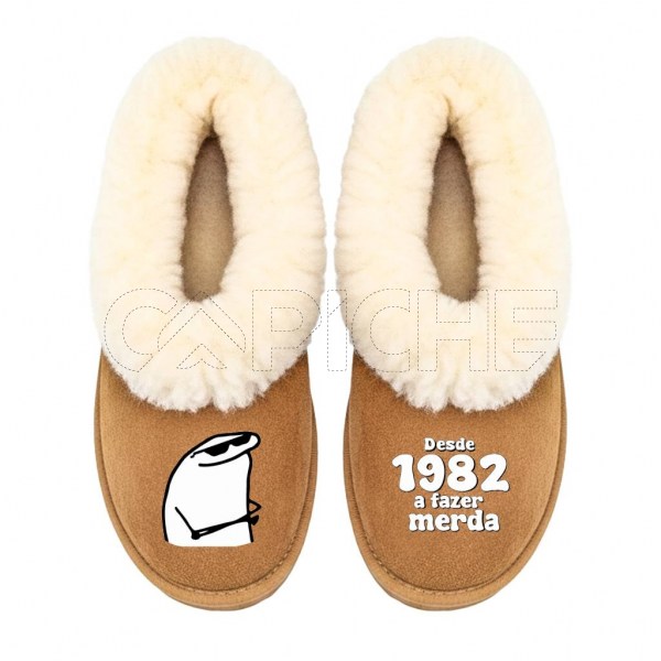 Chinelo a fazer mer...