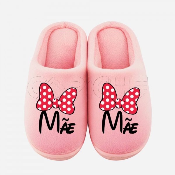 Chinelo Personalizado Pelucia Minnie 