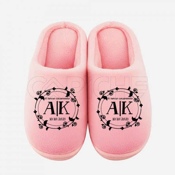 Chinelo Personalizado Casamento