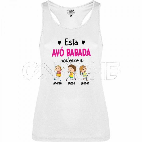 Tshirt Senhora Avó Babada