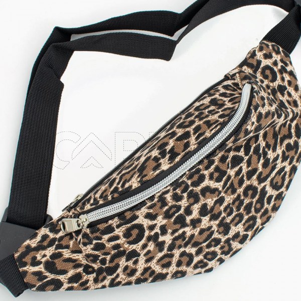 Mala de cintura Leopard Brown