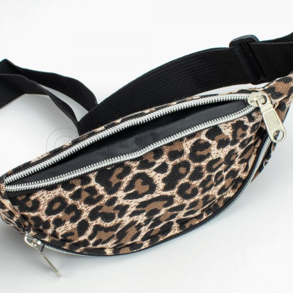 Mala de cintura Leopard Brown