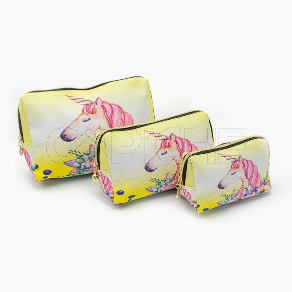 Conjunto Necessaire  Yellowunicorn