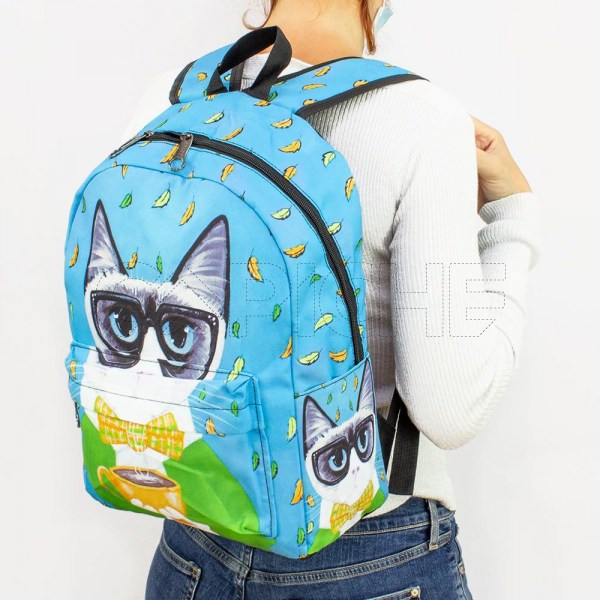 Mochila Sr Gato Azul