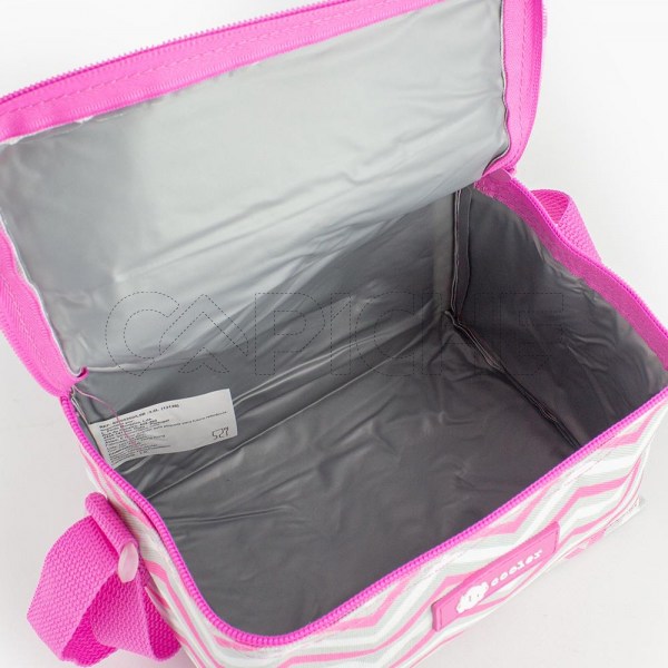 Lancheira Térmica Mini Chevron Rosa