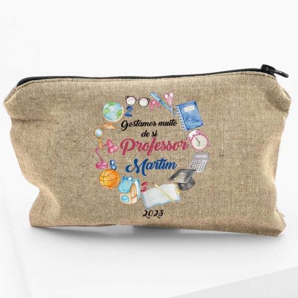 Necessaire personalizado Educar